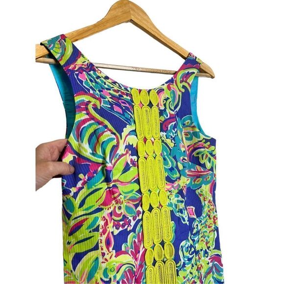 Lilly Pulitzer sleeveless multicolor sheath dress size 4 - Picture 2 of 7